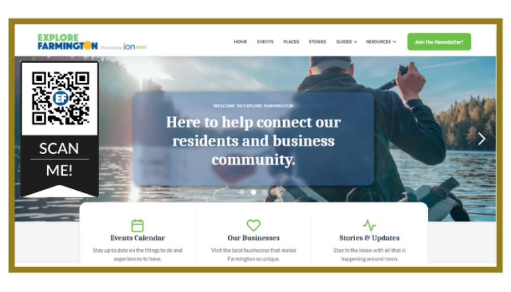 Explore Farmington 2.0 Home Page